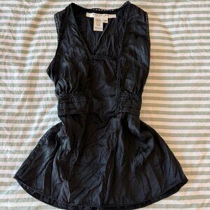 Black Satin Max Studio Cami 3496